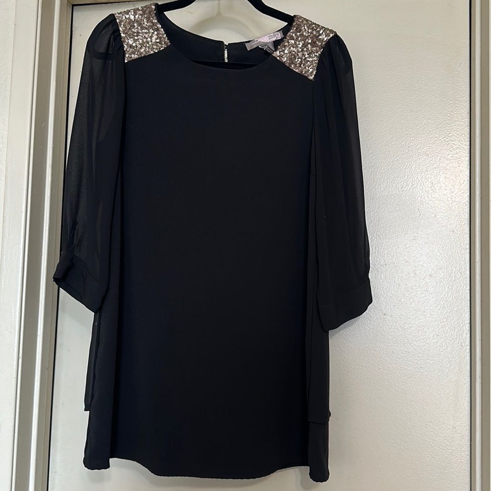 Forever 21 mini dress with gold sequin